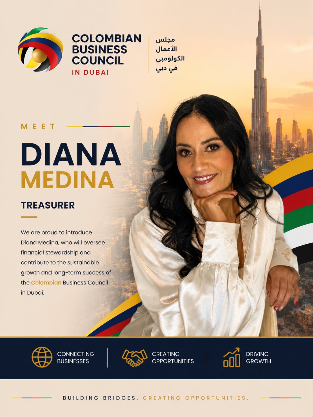 Diana Medina — Treasurer